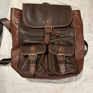 COPY - Robert Graham Brown Leather Backpack